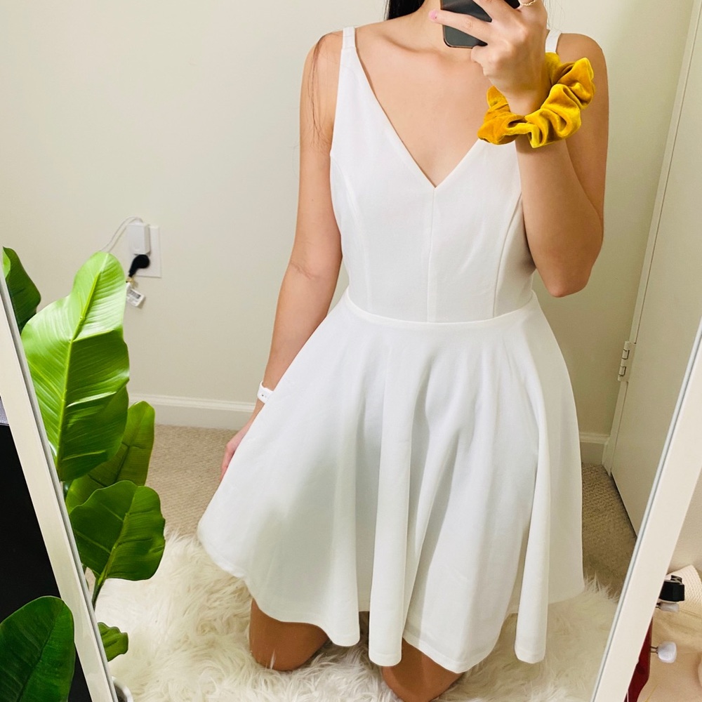 Lulu’s white occasion dress